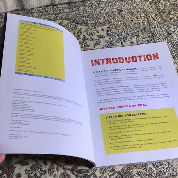 Cats paint by sticker book Unused and complete Great for invalid gift hospital - Picture 5 of 5